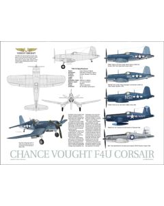 F4U Corsair Data Poster